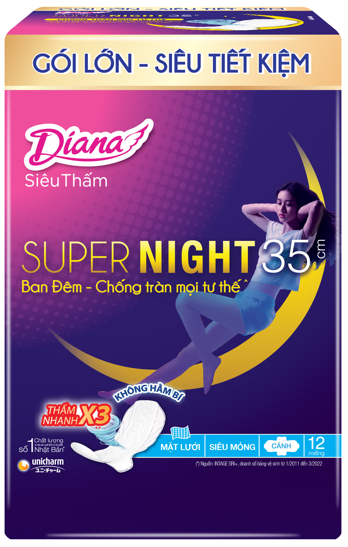 Diana Super Night Siêu Ban Đêm 35cm